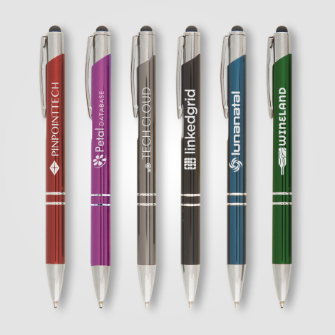 Stylo-stylet publicitaire Crosby Brillant