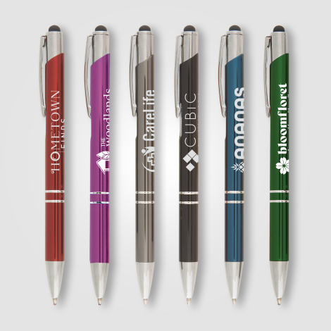 Stylo-stylet publicitaire Crosby Brillant