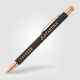 Stylo avec stylet publicitaire Bowie Or Rose Stylo avec stylet publicitaire Bowie Or Rose
