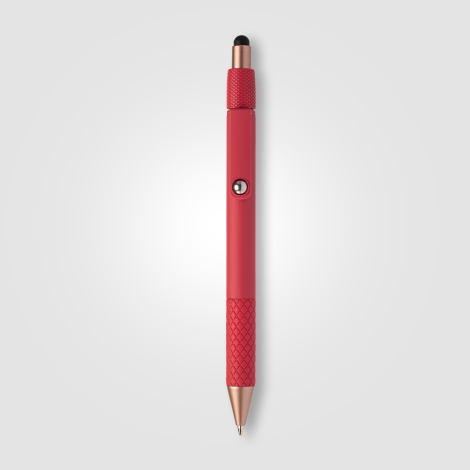 Stylo publicitaire spinner stylet plastique soft-touch Nora
