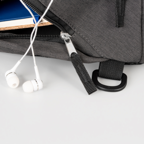 Sac bandoulière publicitaire rPET 15 L réglable Helsinki