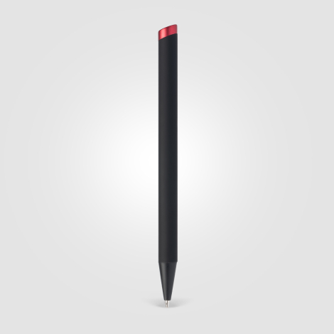 Stylo bille publicitaire aluminium recyclé finition soft-touch Volos