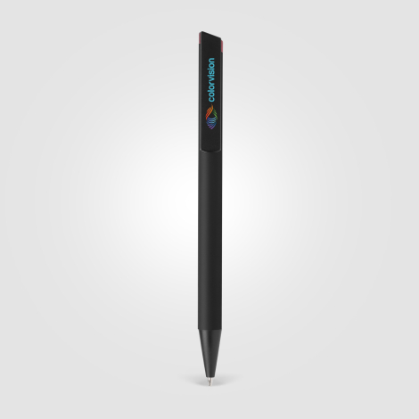 Stylo bille publicitaire aluminium recyclé finition soft-touch Volos