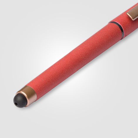 Stylo gel publicitaire stylet plastique recyclé finition bronze York
