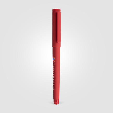 Stylo gel publicitaire plastique recyclé finition soft-touch Aeris