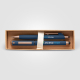 Coffret cadeau stylo York plastique recyclé finition bronze Coffret cadeau stylo York plastique recyclé finition bronze