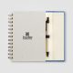 Organiseur Halden B6 carnet spirale papier avec notes adhésives