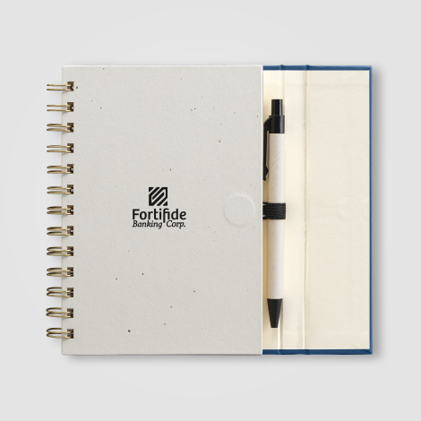 Organiseur Halden B6 carnet spirale papier avec notes adhésives