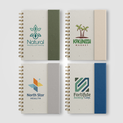 Organiseur Halden B6 carnet spirale papier avec notes adhésives