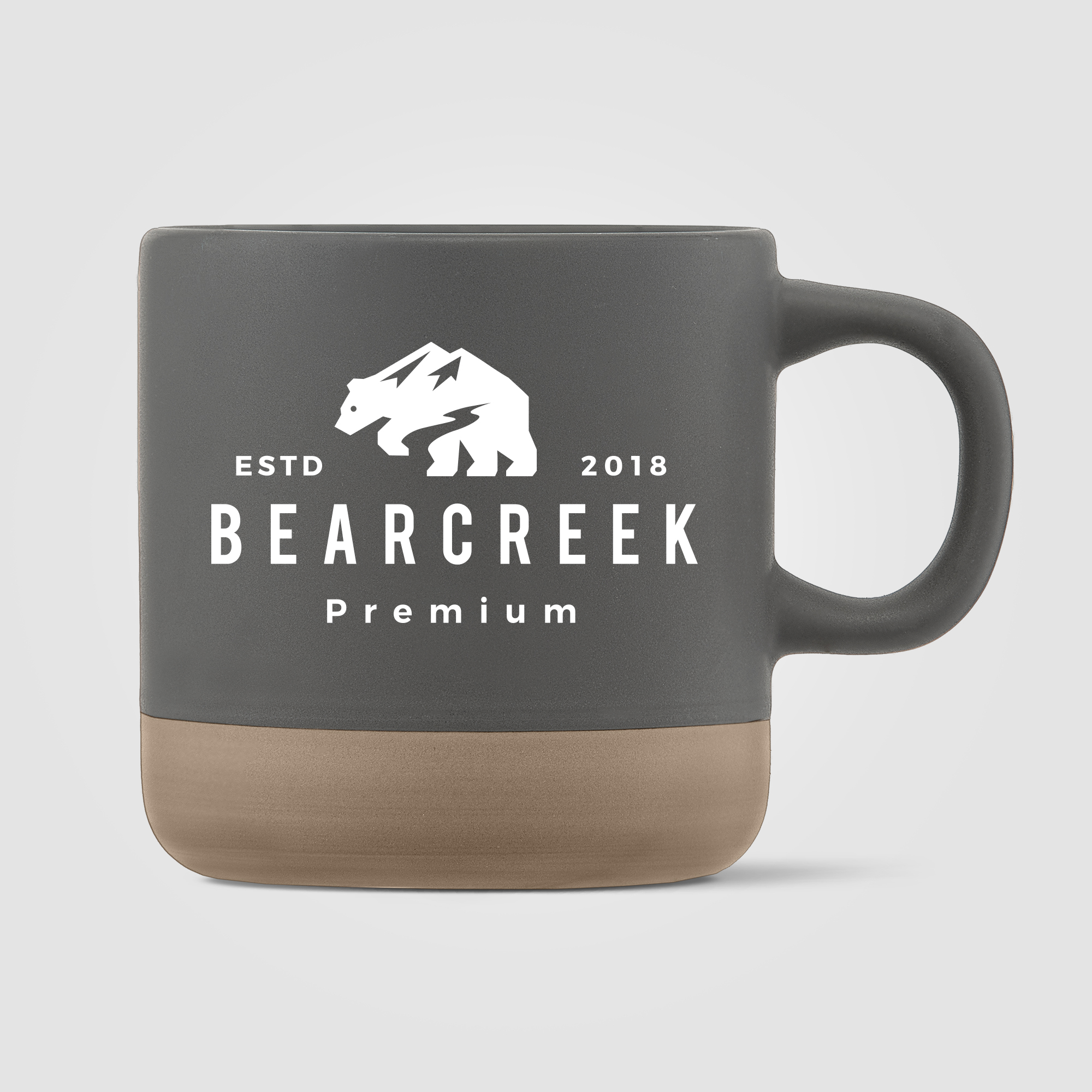 Tasse publicitaire personnalisable - Terra 355 ml Gris