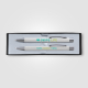 Set stylo-bille et porte-mines publicitaire Bowie Set stylo-bille et porte-mines publicitaire Bowie