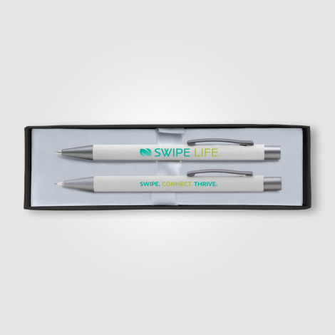 Set stylo-bille et porte-mines publicitaire Bowie