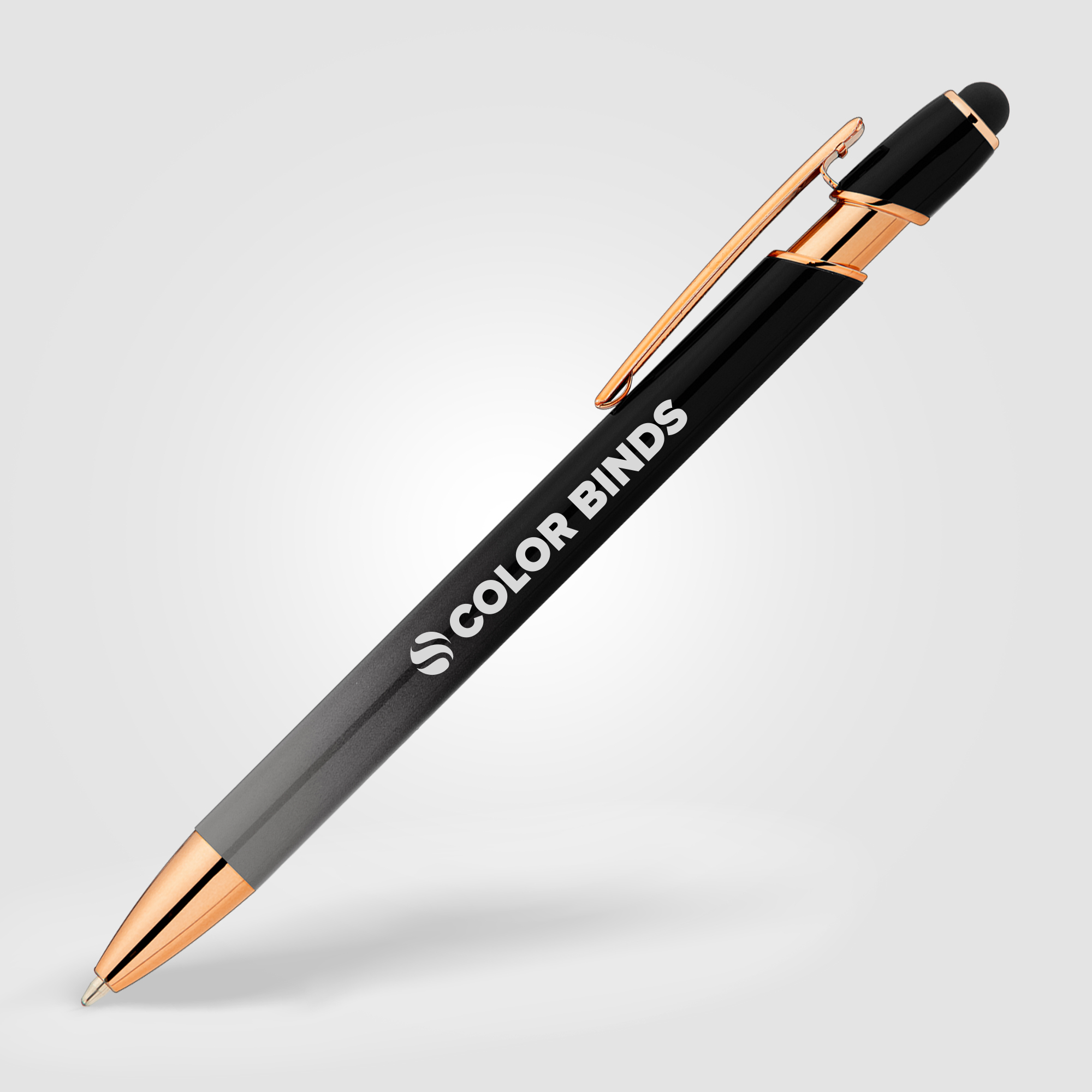 Stylo/stylet publicitaire - Prince Ombre Gris
