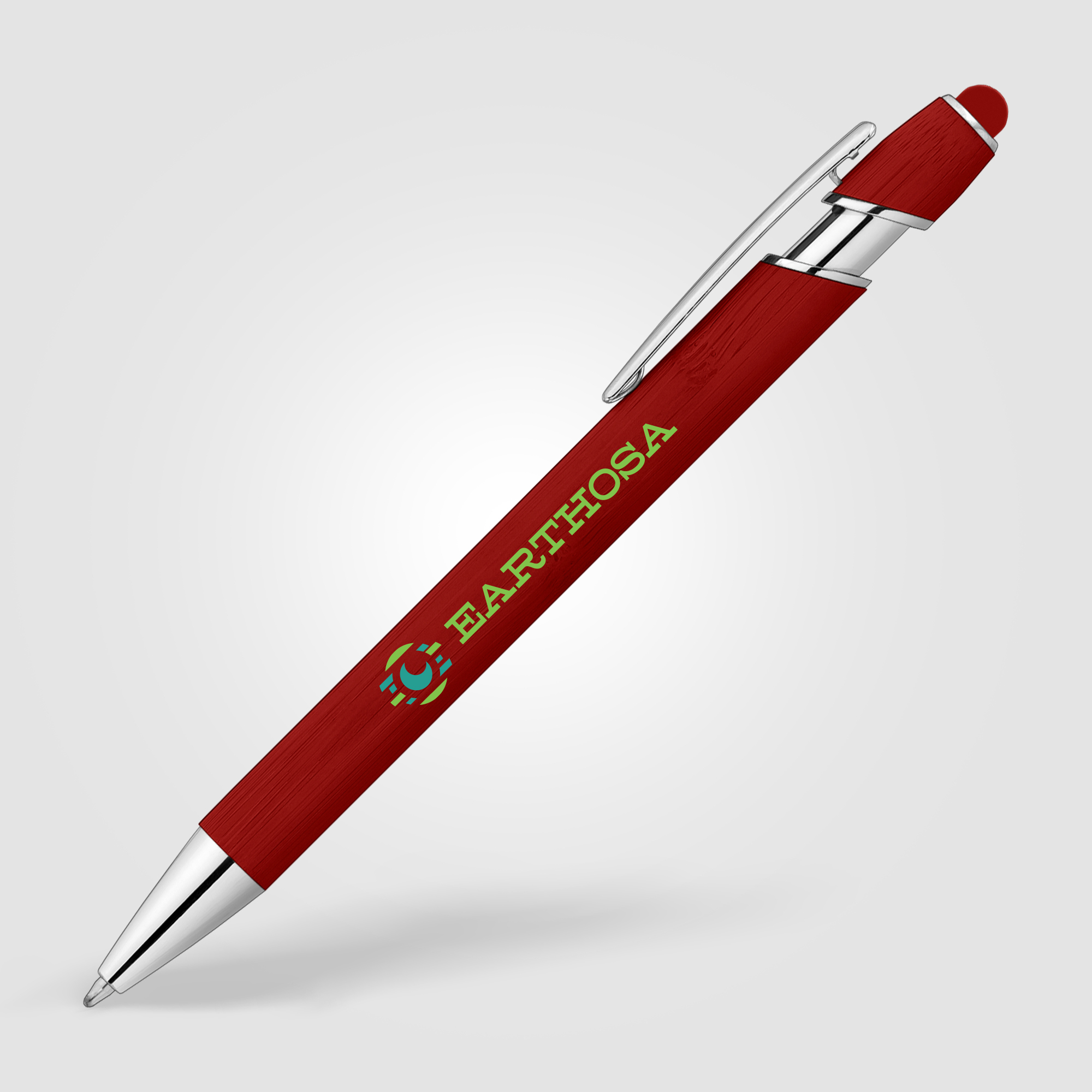 Stylo-stylet personnalisable - Prince Bamboo Rouge
