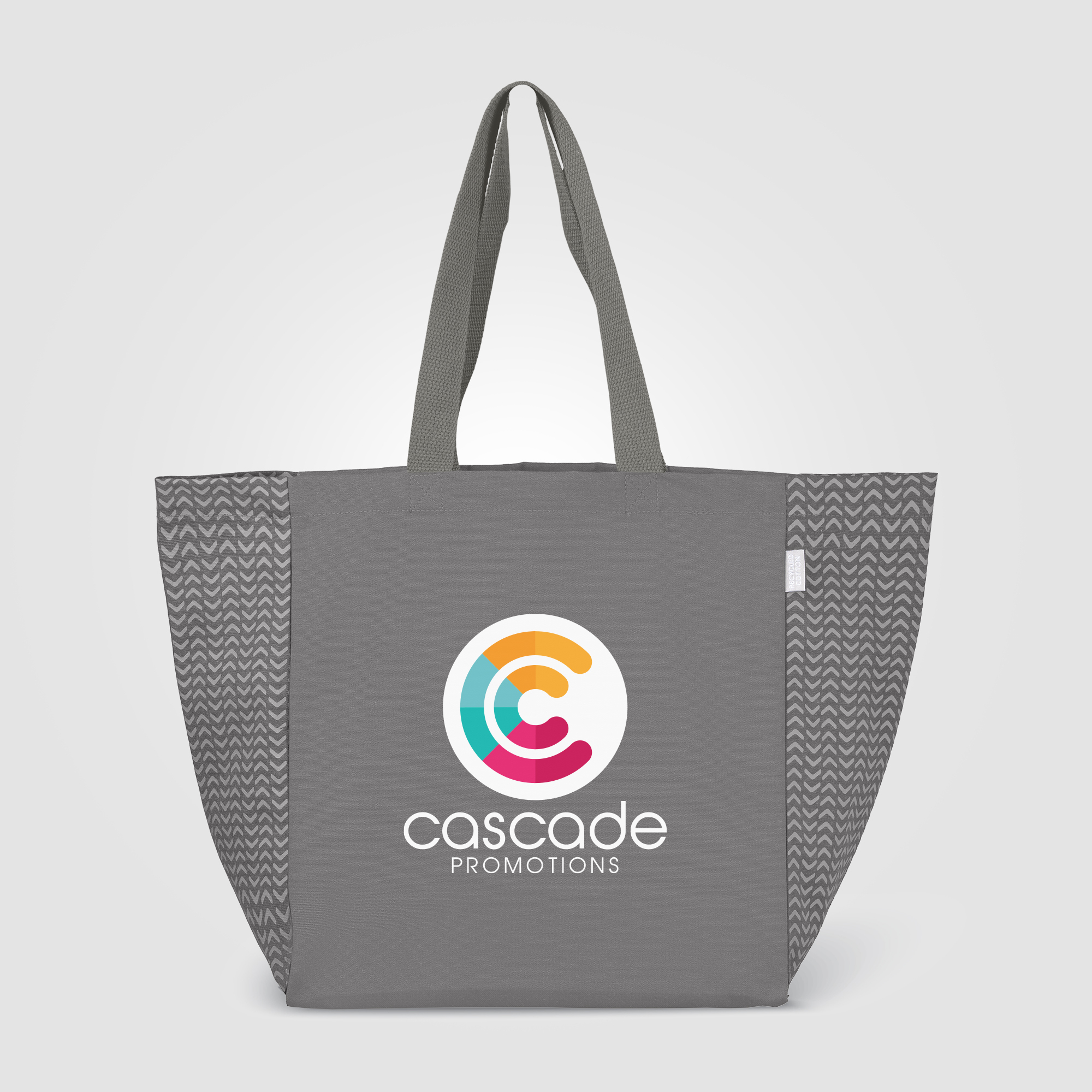 Sac cabas publicitaire coton recyclé 225 g/m² Toronto Gris