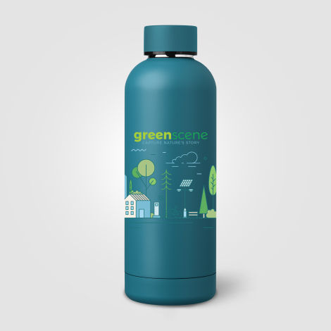 Gourde publicitaire isotherme 530 ml acier recyclé Astrid