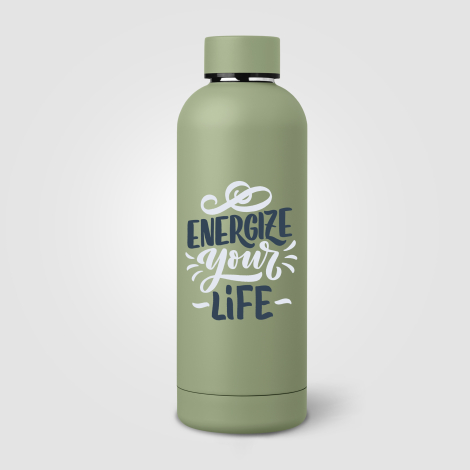 Gourde publicitaire isotherme 530 ml acier recyclé Astrid