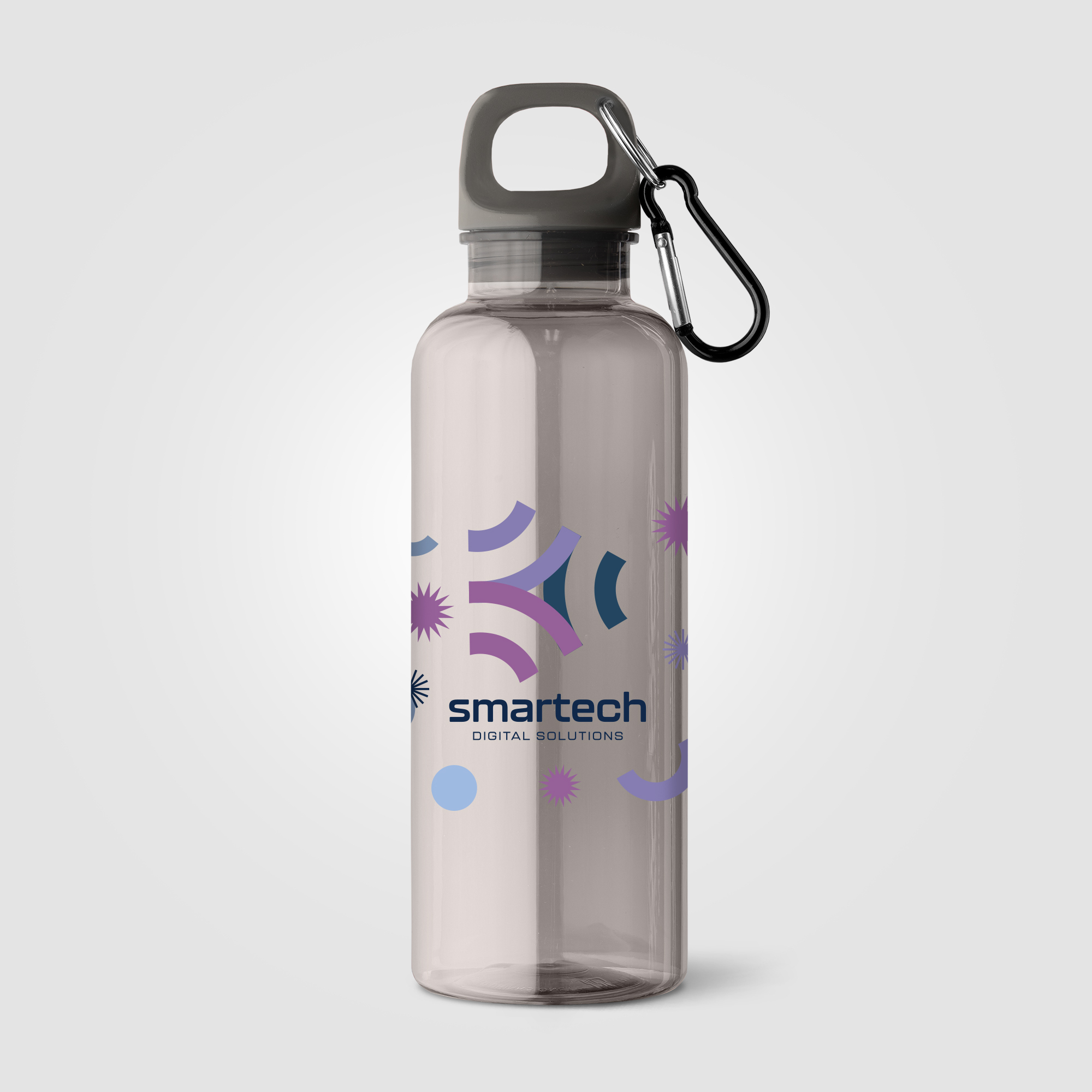 Gourde publicitaire vélo rPET Doli 500 ml Noir