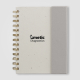 Organiseur Halden B6 carnet spirale papier avec notes adhésives