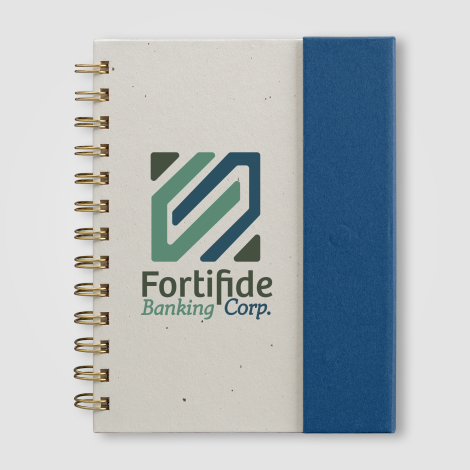 Organiseur Halden B6 carnet spirale papier avec notes adhésives