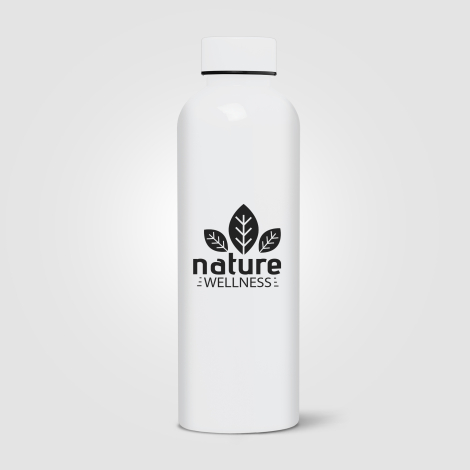 Gourde Norden rPET brillant 680 ml bouchon étanche monochrome