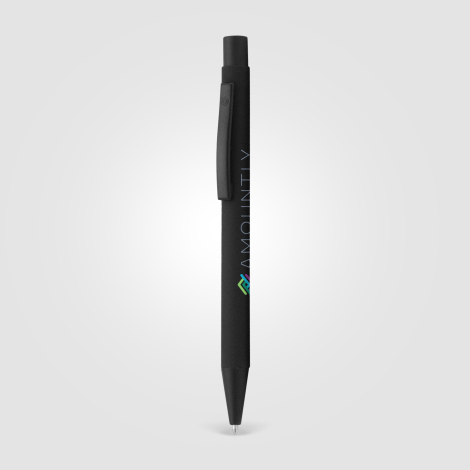 Stylo à bille noir mat publicitaire Bowie