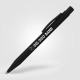 Stylo à bille noir mat publicitaire Bowie