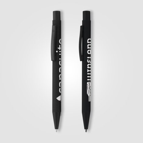 Stylo à bille noir mat publicitaire Bowie
