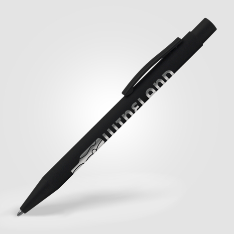 Stylo à bille noir mat publicitaire Bowie