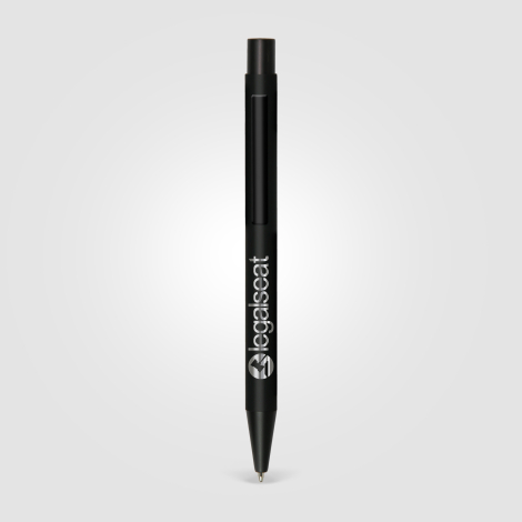 Stylo à bille noir mat publicitaire Bowie