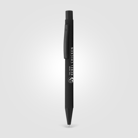 Stylo à bille noir mat publicitaire Bowie
