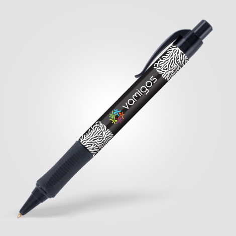 Stylo-bille publicitaire avec grip Hepburn