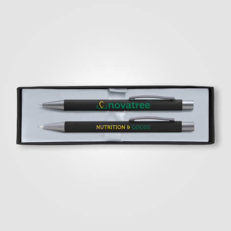 Set stylo-bille et porte-mines publicitaire Bowie