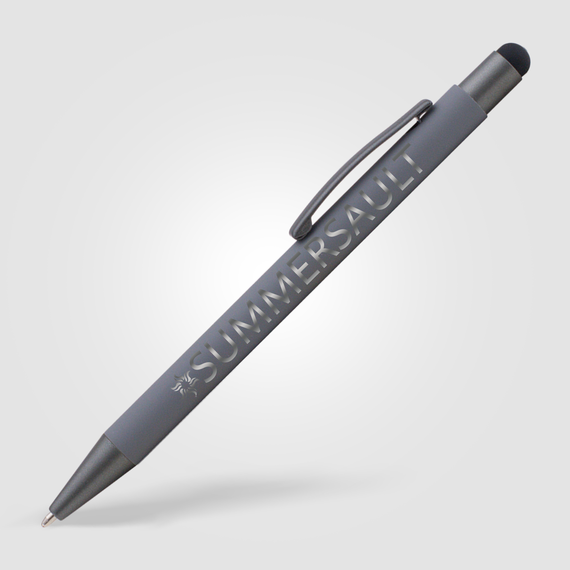 Stylo-stylet publicitaire - Bowie Taupe