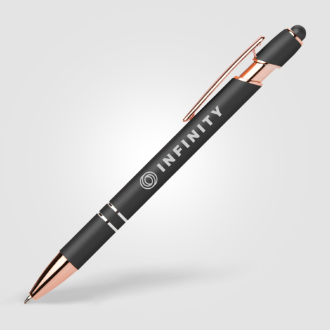 Stylo/stylet personnalisé Prince Softy Rose Gold Métallique