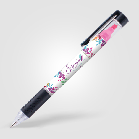 Stylo-surligneur publicitaire Bergman