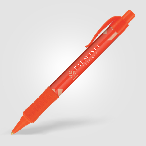 Stylo-bille publicitaire avec grip Hepburn