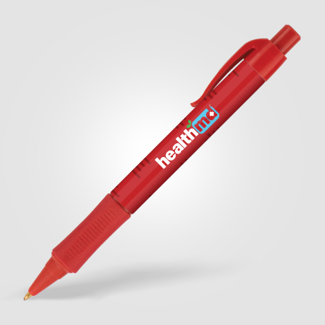 Stylo-bille publicitaire avec grip Hepburn