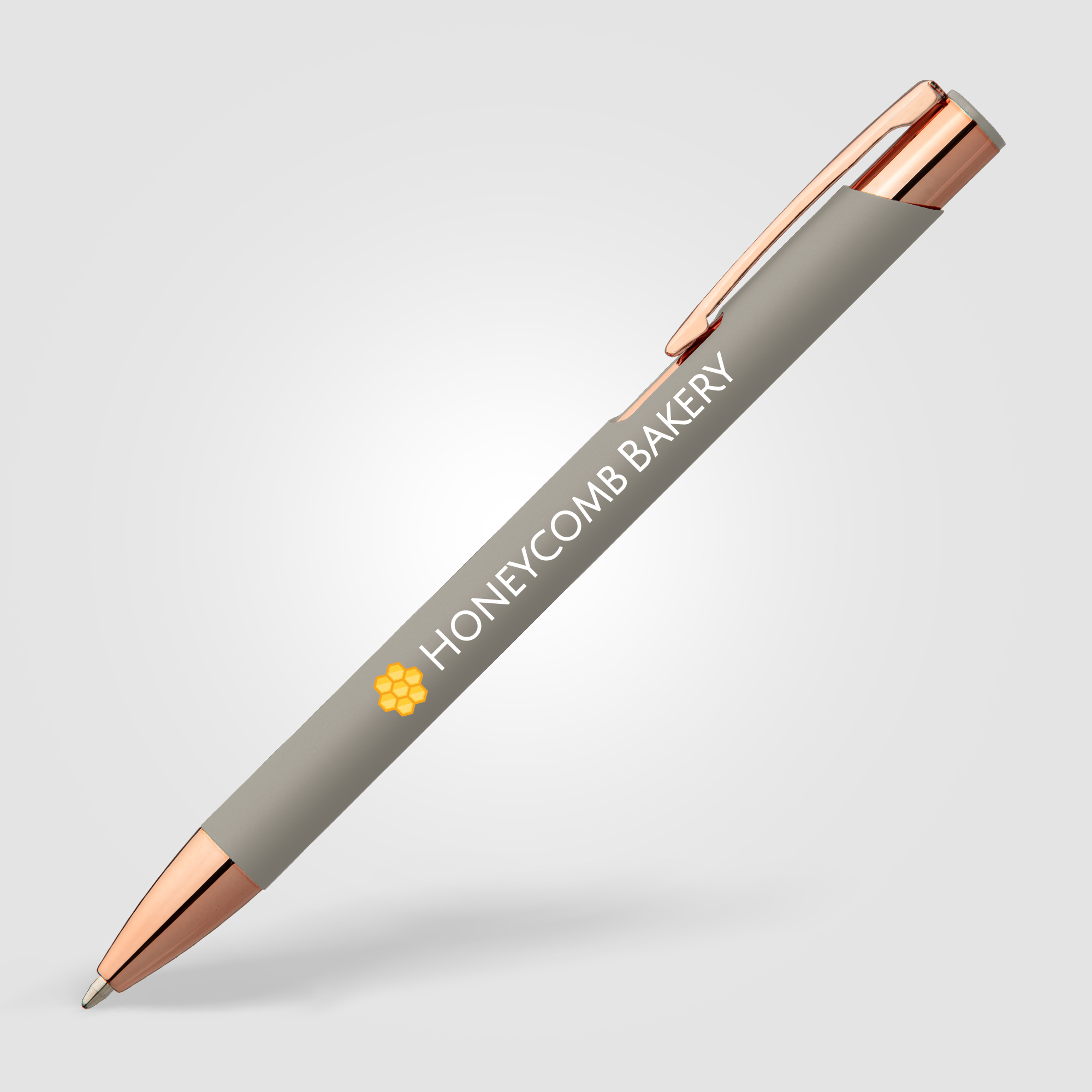 Stylo bille promotionnel - Crosby rose gold Argent