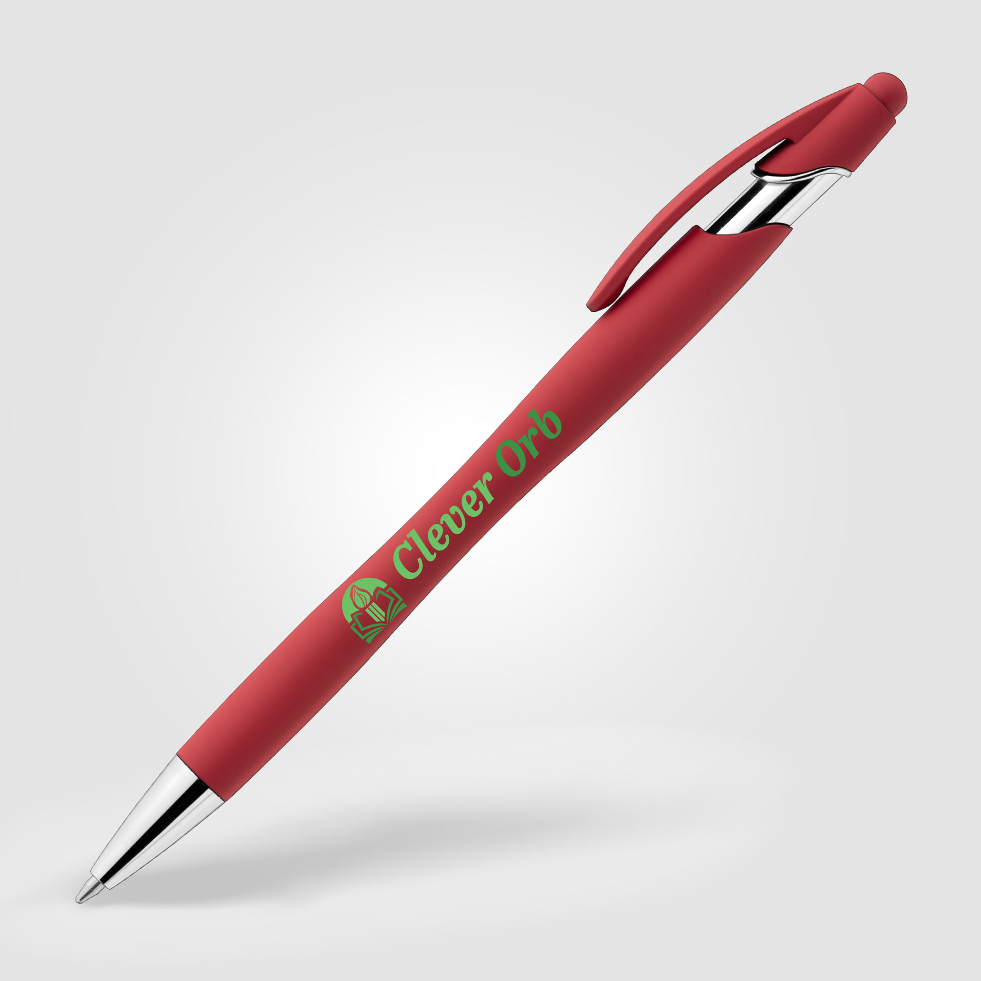 Stylo stylet promotionnel - La Jolla Softy Rouge