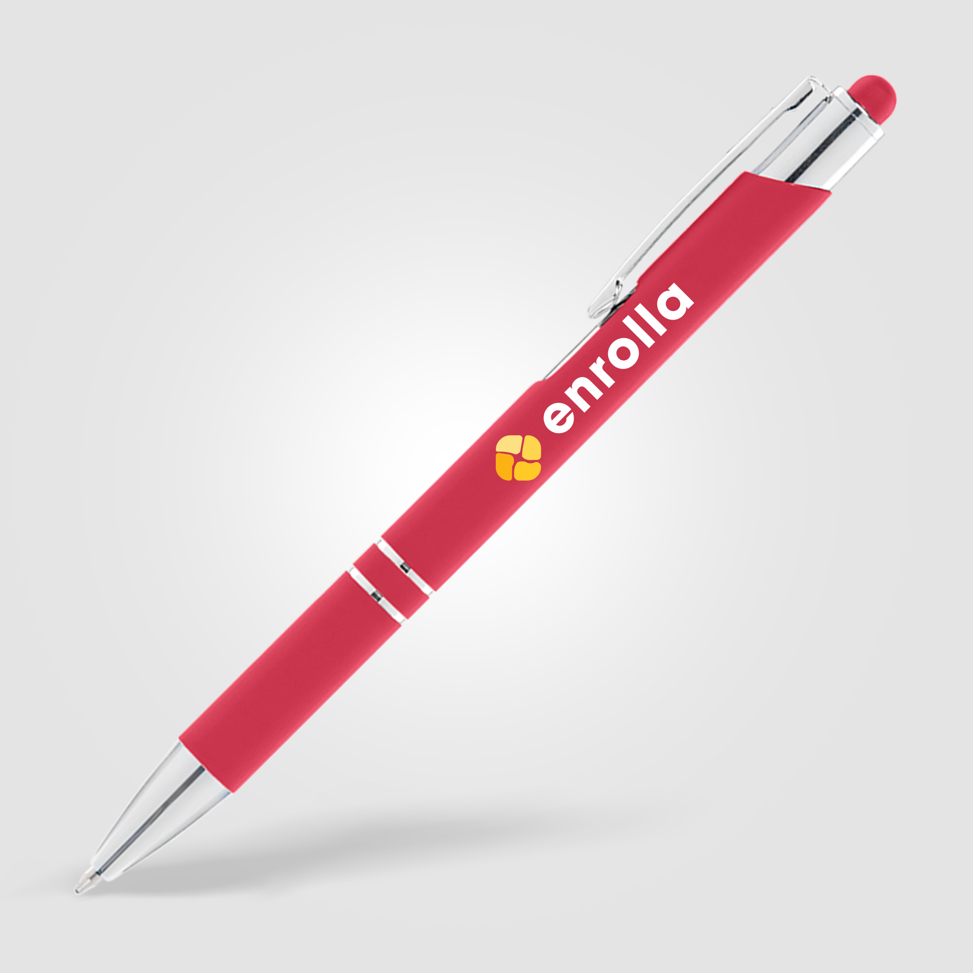 Stylo Stylet personnalisable - Crosby Softy Rouge
