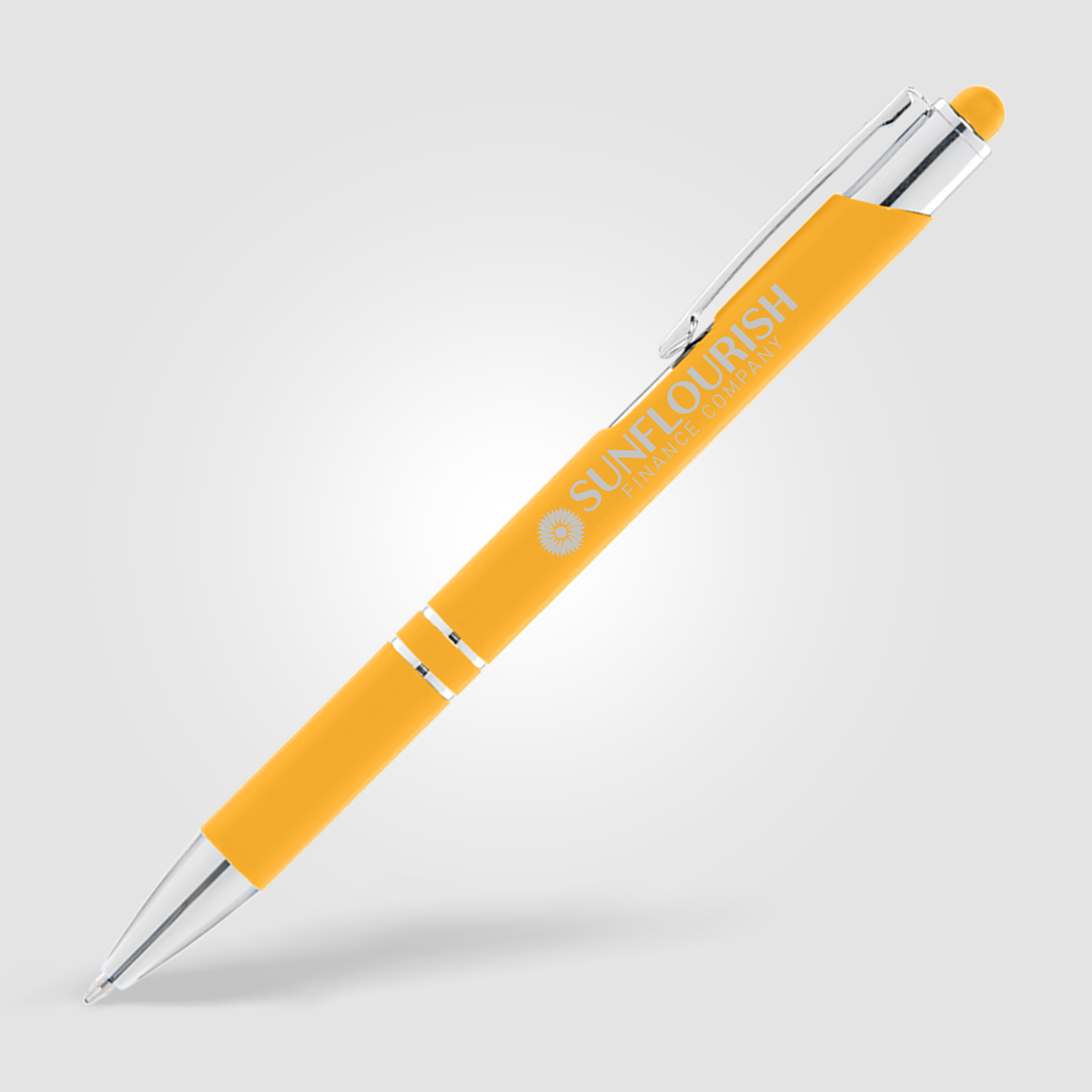 Stylo Stylet personnalisable - Crosby Softy Jaune
