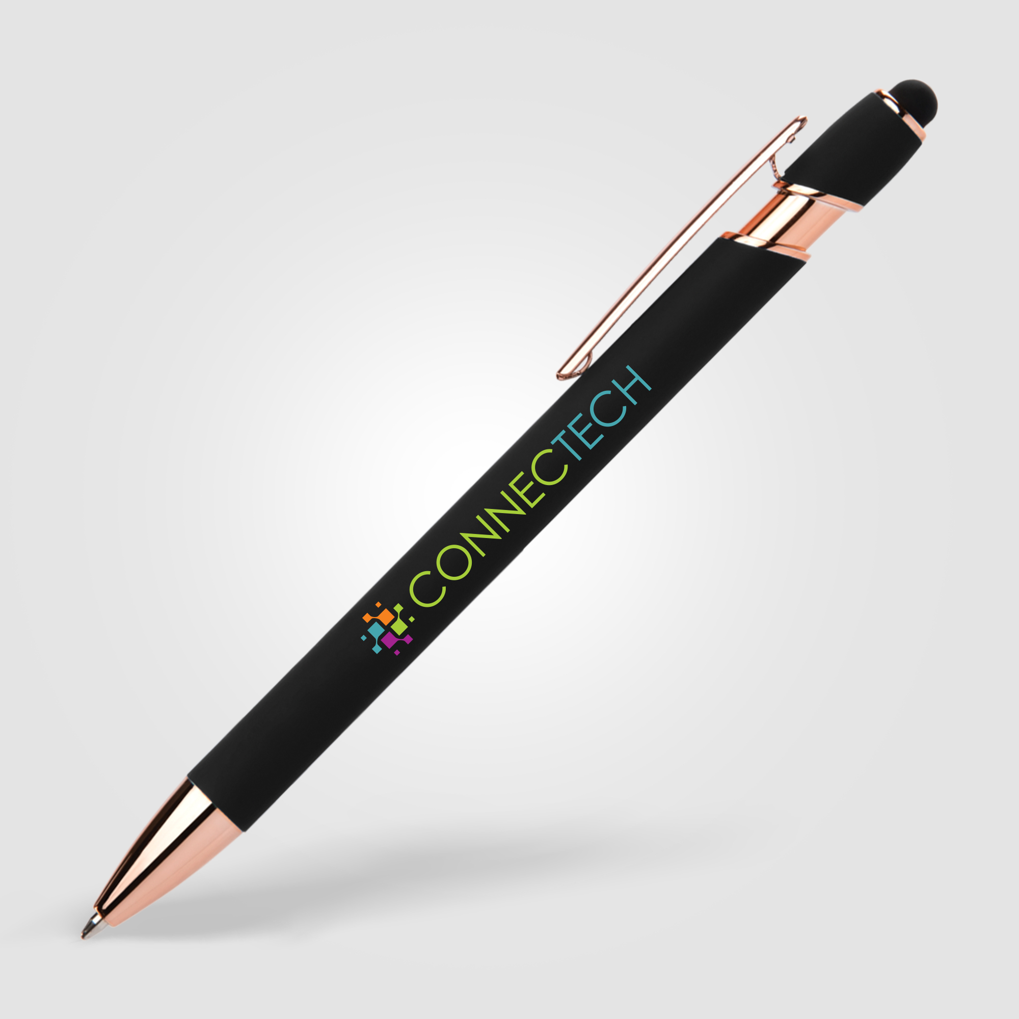 Stylo stylet personnalisable encre gel - Prince Softy Noir