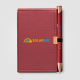 Carnet publicitaire avec stylo - Crosby Rose Gold