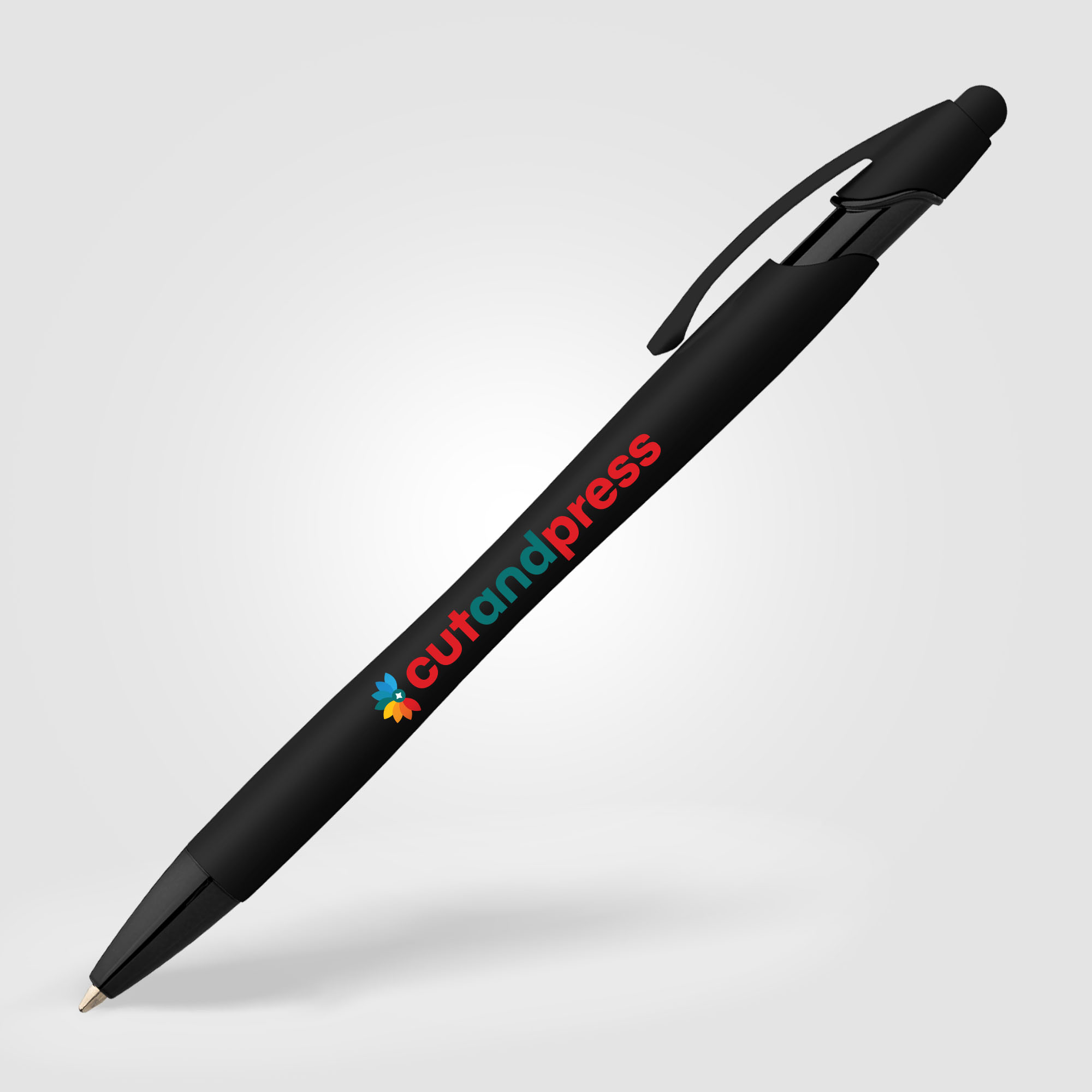 Stylo stylet publicitaire - La Jolla Softy Noir