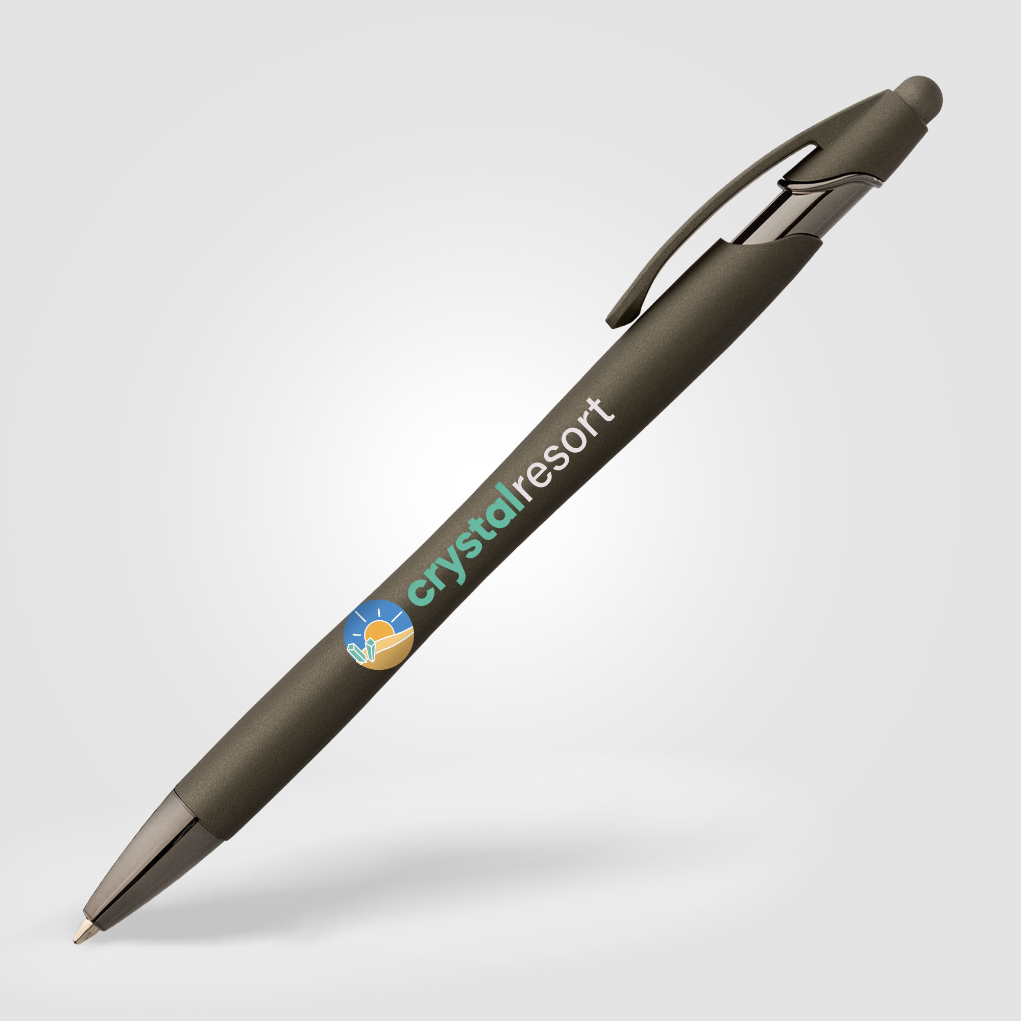 Stylo stylet publicitaire - La Jolla Softy Acier