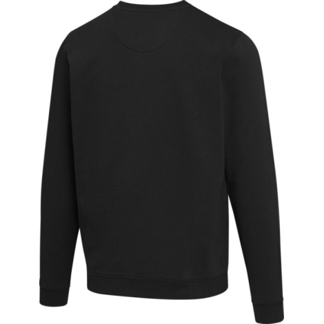 Pull unisexe noir à manches longues présenté de dos, sans personnalisation apparente.