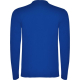 T-shirt enfant bleu à manches longues présenté de dos, sans marquage visible. T-shirt enfant bleu à manches longues présenté de dos, sans marquage visible.