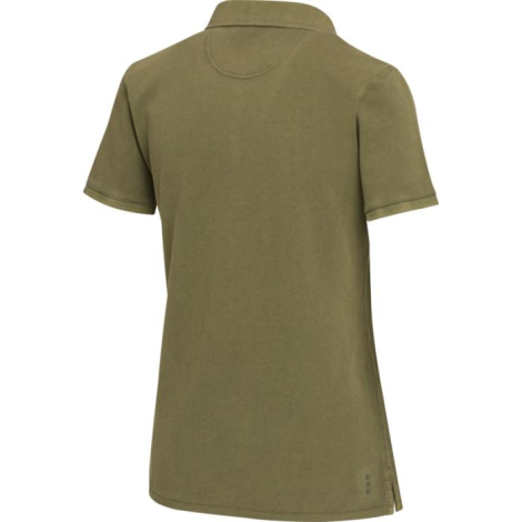 Polo femme présenté de dos, sans personnalisation apparente.