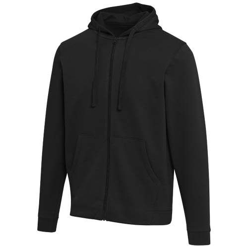 Sweat à capuche recyclé 280 g/m² à personnaliser Jasper Noir